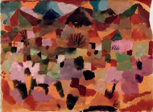 With the Mountain Range by Paul Klee